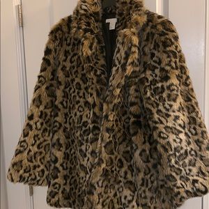 Faux Fur cheetah print jacket